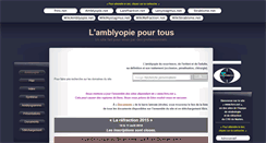 Desktop Screenshot of amblyopie.net