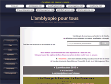 Tablet Screenshot of amblyopie.net